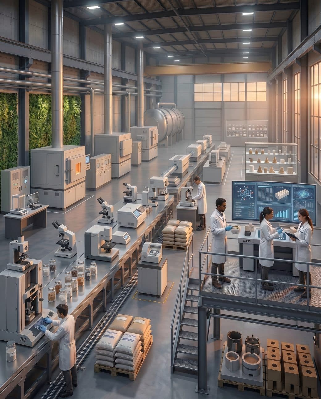 Researchers developing new refractory formulations