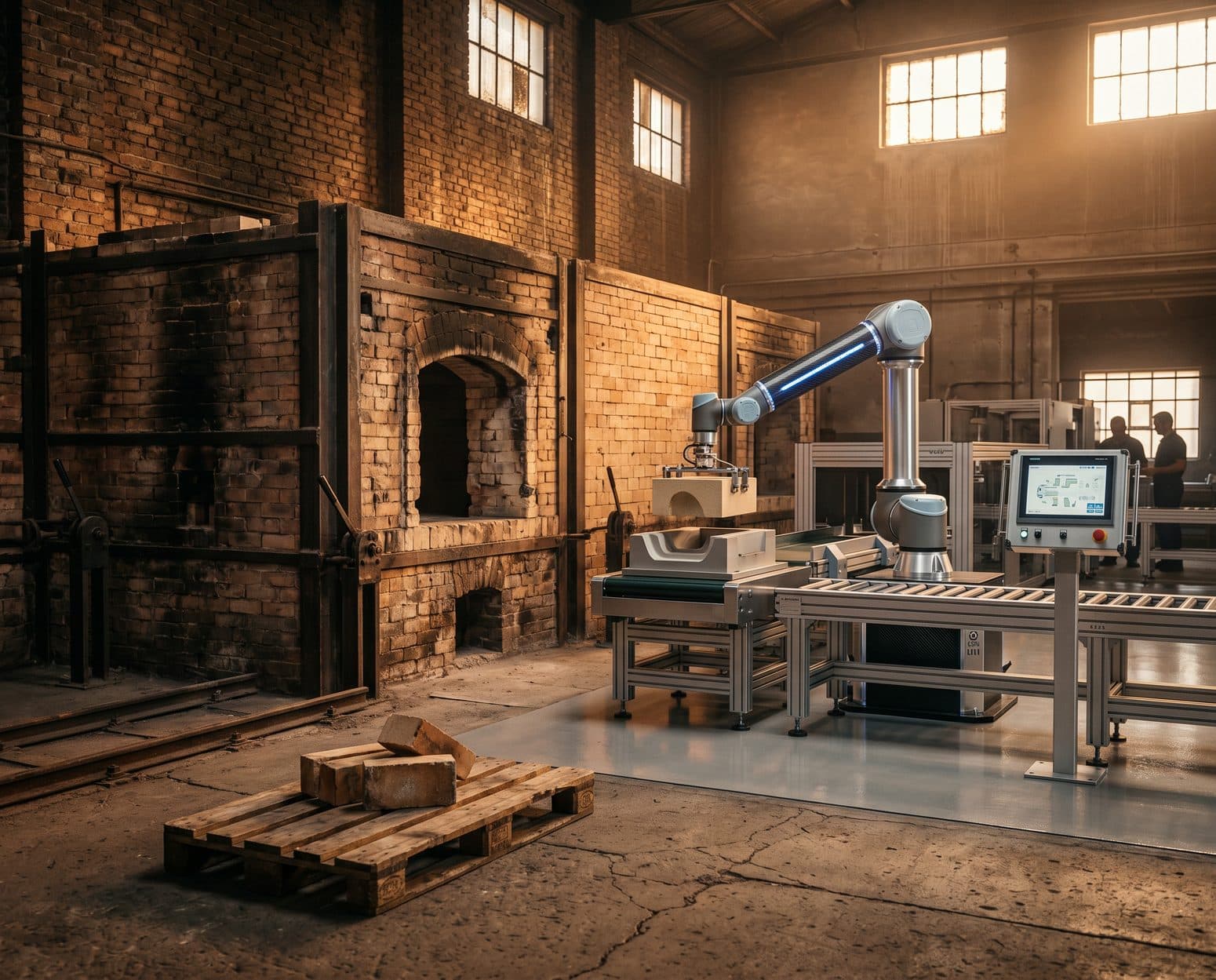 The original Koshal Ceramics kiln operation