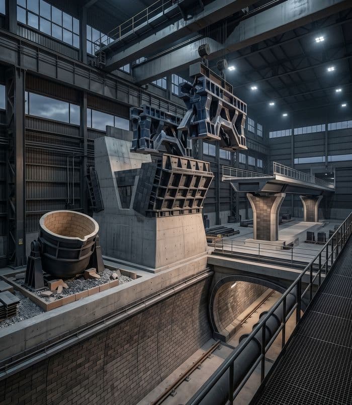 Heavy infrastructure manufacturing bay